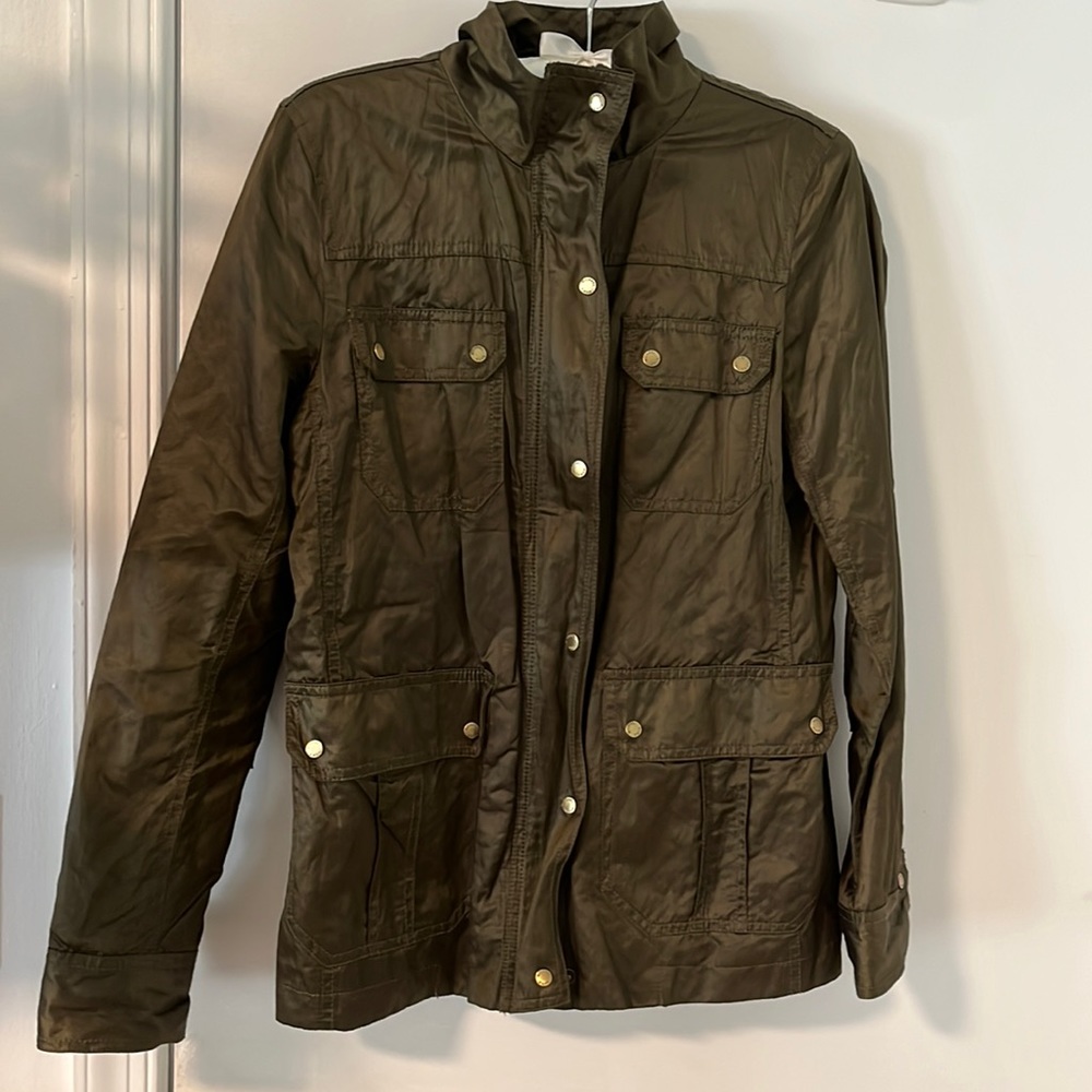 Olive green michel kors jacket